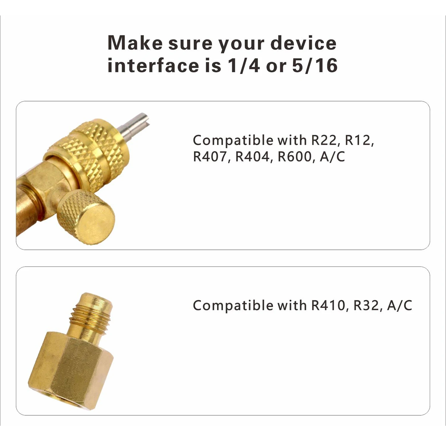 Valve Core Remover Installer Kit with Dual Size 1/4