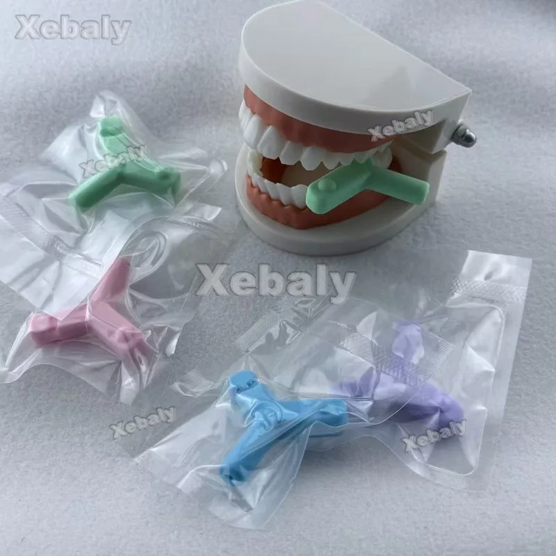 

50Pcs Dental Y Shaped Aligner Chewies Silicone Teeth Stick Bite Orthodontic Bite Chewies Prevent Face Distortion