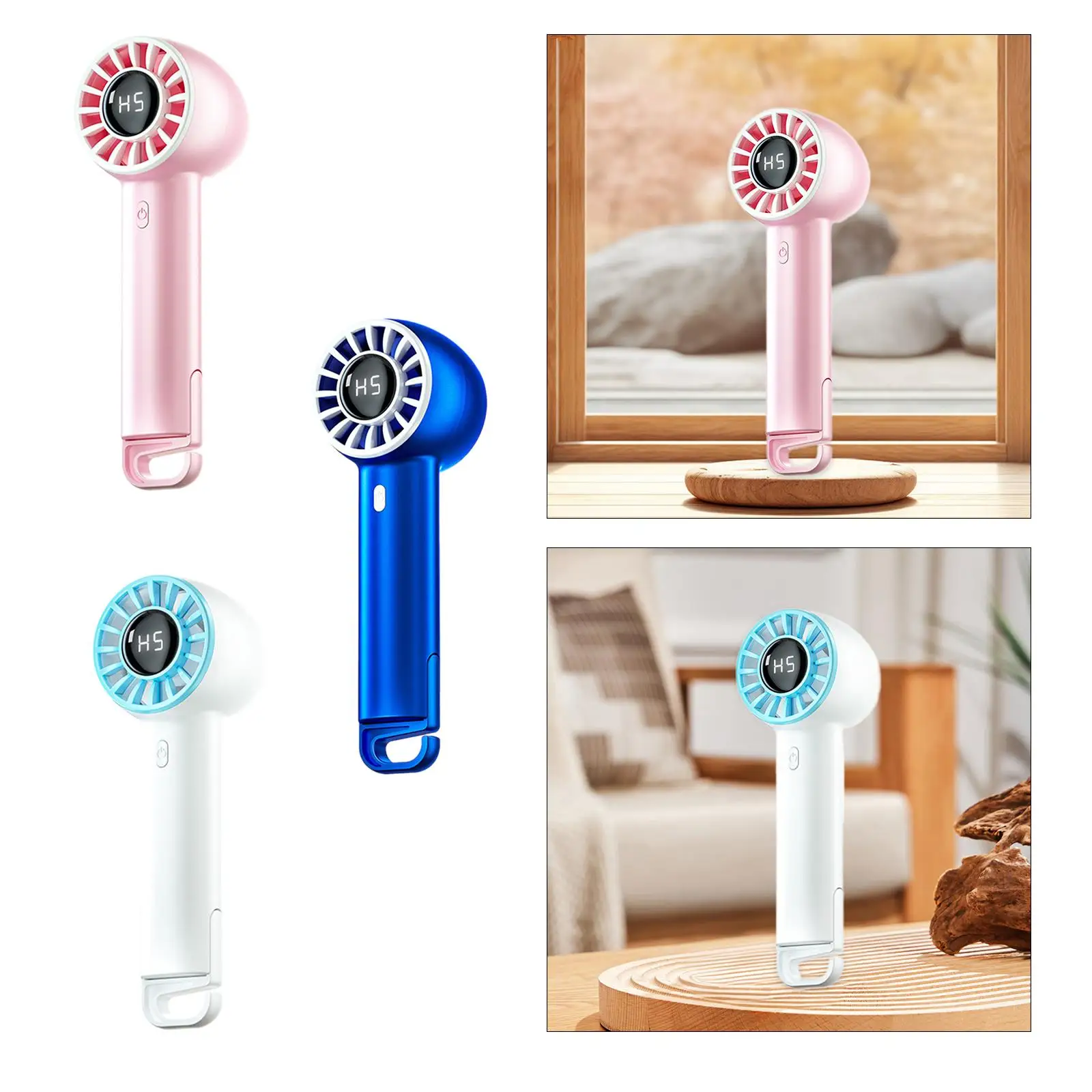 

Мини-портативный вентилятор, легкий, 5-скоростной, регулируемый, подарок, USB-портативный вентилятор для девочек для кемпинга, спорта на открытом воздухе, домашнего офиса, путешествий