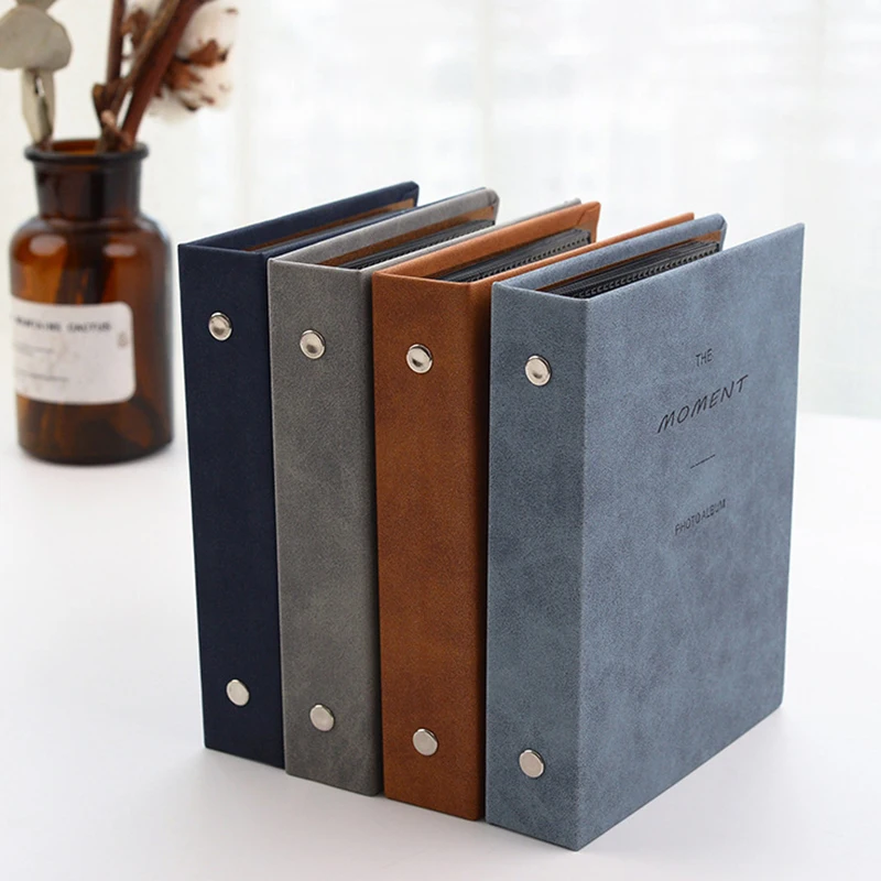 64 Pockets 3 Inch Mini Photo Album PU Leather Cover Photo Paper Book For Instax Mini 11 9 8 7s 90 70 LiPlay Camera Film