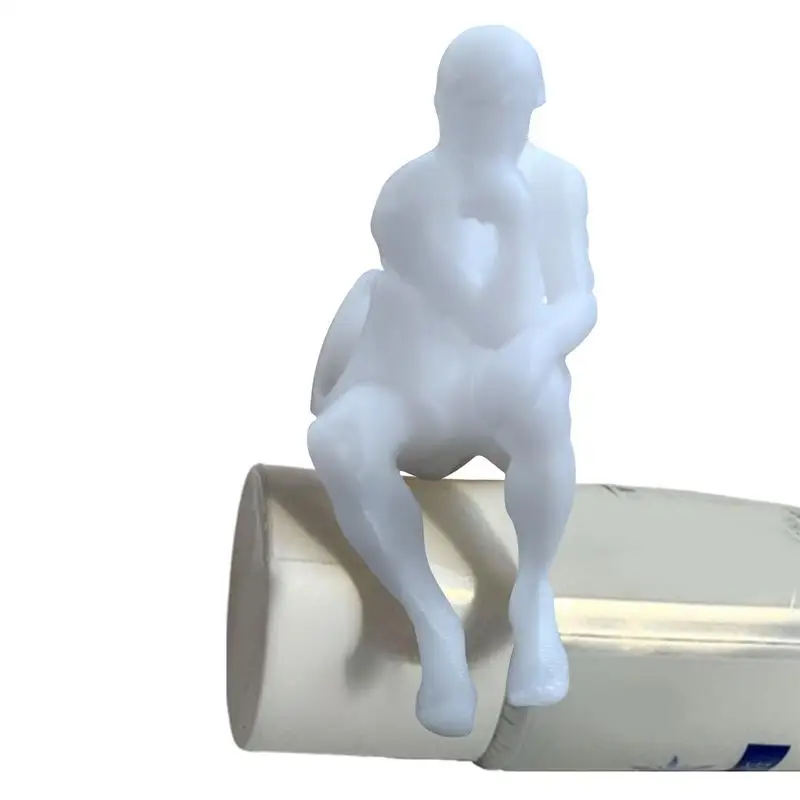 Tricky drôle penseur caca petit homme dentifrice presse-agrumes créatif bizarre 3D dentifrice tête dentifrice couverture blague jouet