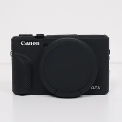 For Canon G7X Mark III G7X3 Vlog Camera Bag Accessories Camera Silicone Cover Soft Protective Skin Case with Lens Cap