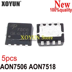 (5piece)100% New AON7506 AO7506 7506 AON7518 AO7518 7518 QFN-8 Chipset