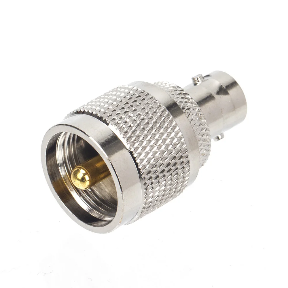 

​BNC PL259 Connector Female Jack to UHF PL-259 Male Plug Straight RF Coaxial Adapter Converter