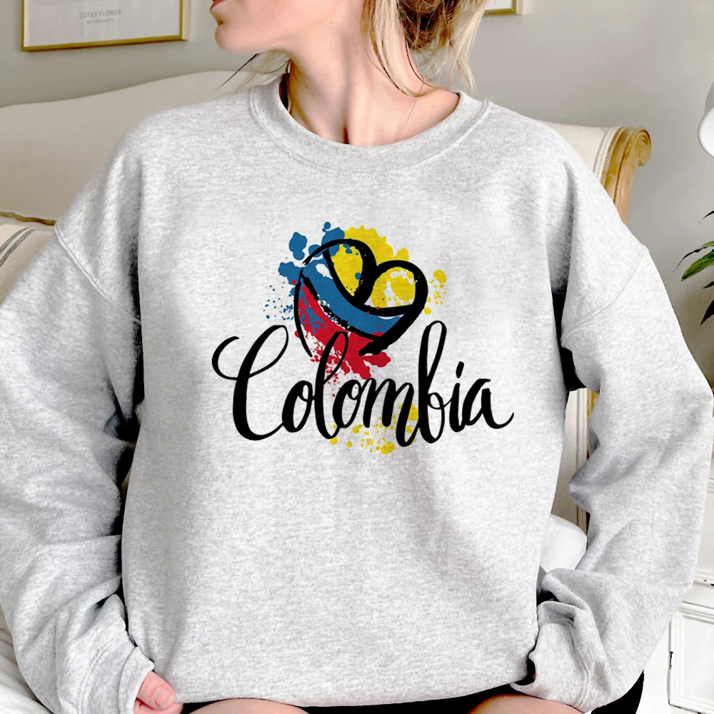 Colombia hoodies women Winter  streetwear Hood female graphic sweatshirts