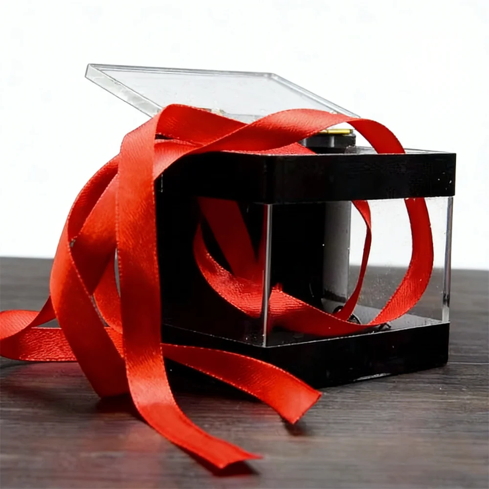 

Прозрачная пластиковая коробка для предсказаний Волшебные трюки — счеты с последовательным номером, чтение разума с 10-учасным учеником аудитории, сцена крупным планом