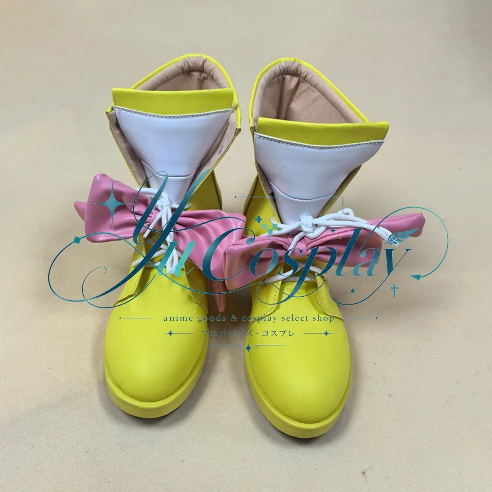 Game Character Xiao Qiao Puppy Theme Cosplay Shoes Custom Boots Convention Performance