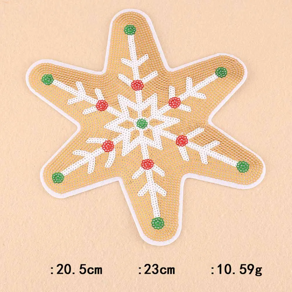 

10 Pcs Christmas Elements Patch Iron DIY Patches for Clothes Accessories Embroidered Applique