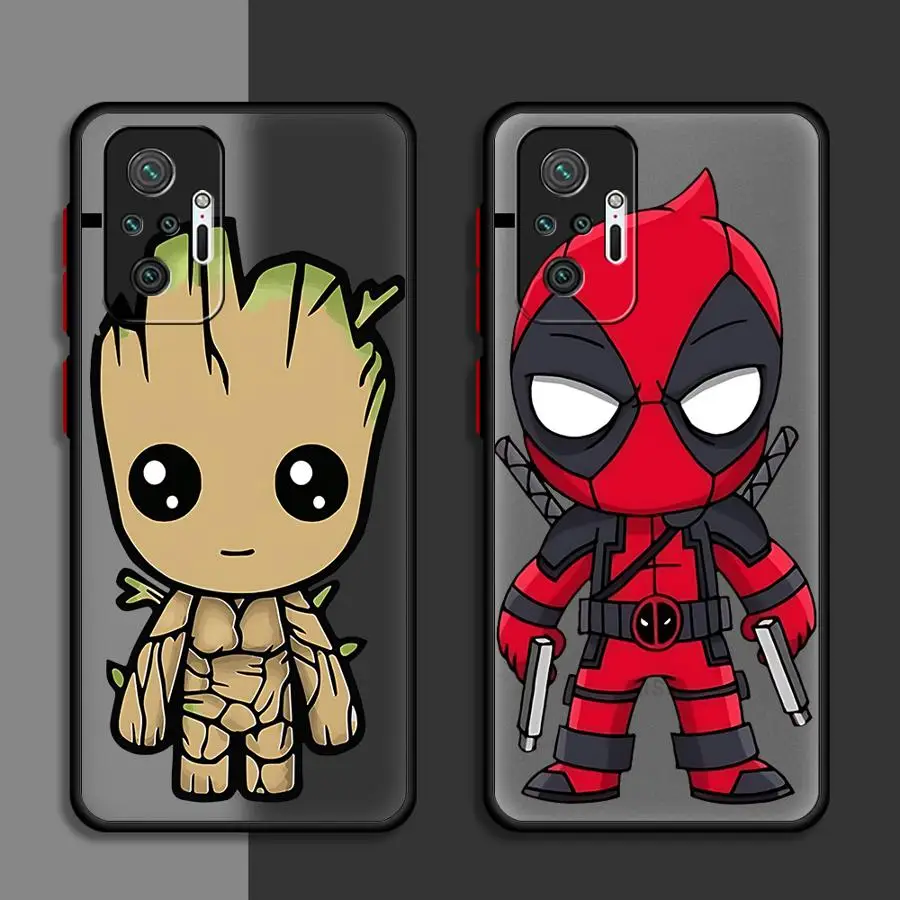 Marvel Superhero Cartoon Phone case for Xiaomi Mi 11 Lite 5G 11T 12 12X 12T Pro X3 NFC Pro X4Pro5G X4NFC5G X5 5G Poco C40 case