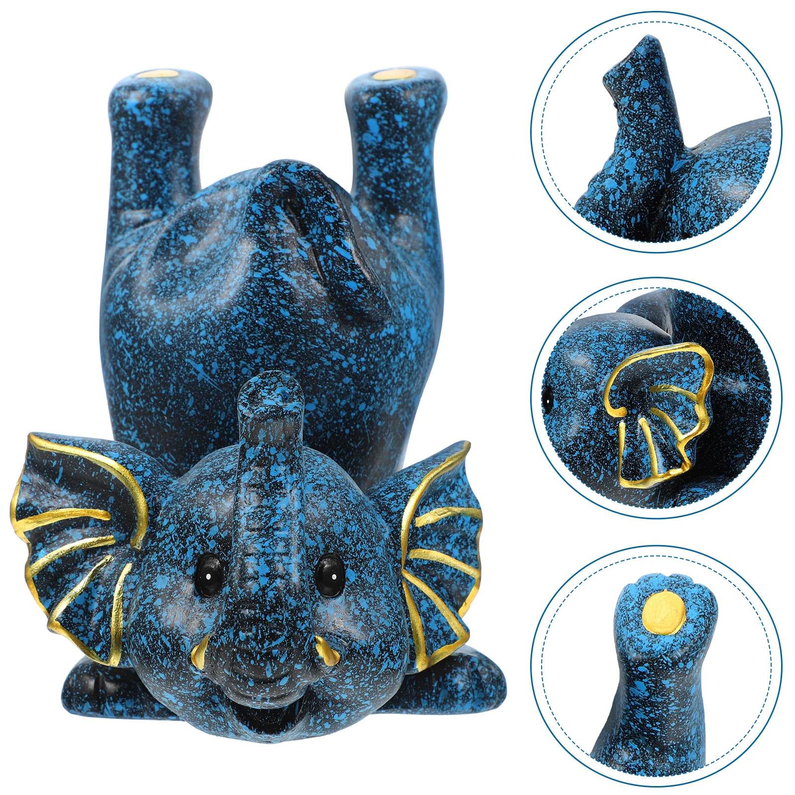 حامل نظارات الفيل قسط الراتنج لطيف النظارات حامل سطح المكتب ديكور النظارات الشمسية رف شاشة مكتب تخزين حلية