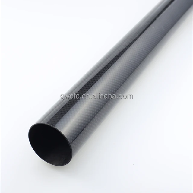 3K Plain Twill Glossy Matte Carbon Fiber Pipe Tube Lightweight High Strength Sports Rod