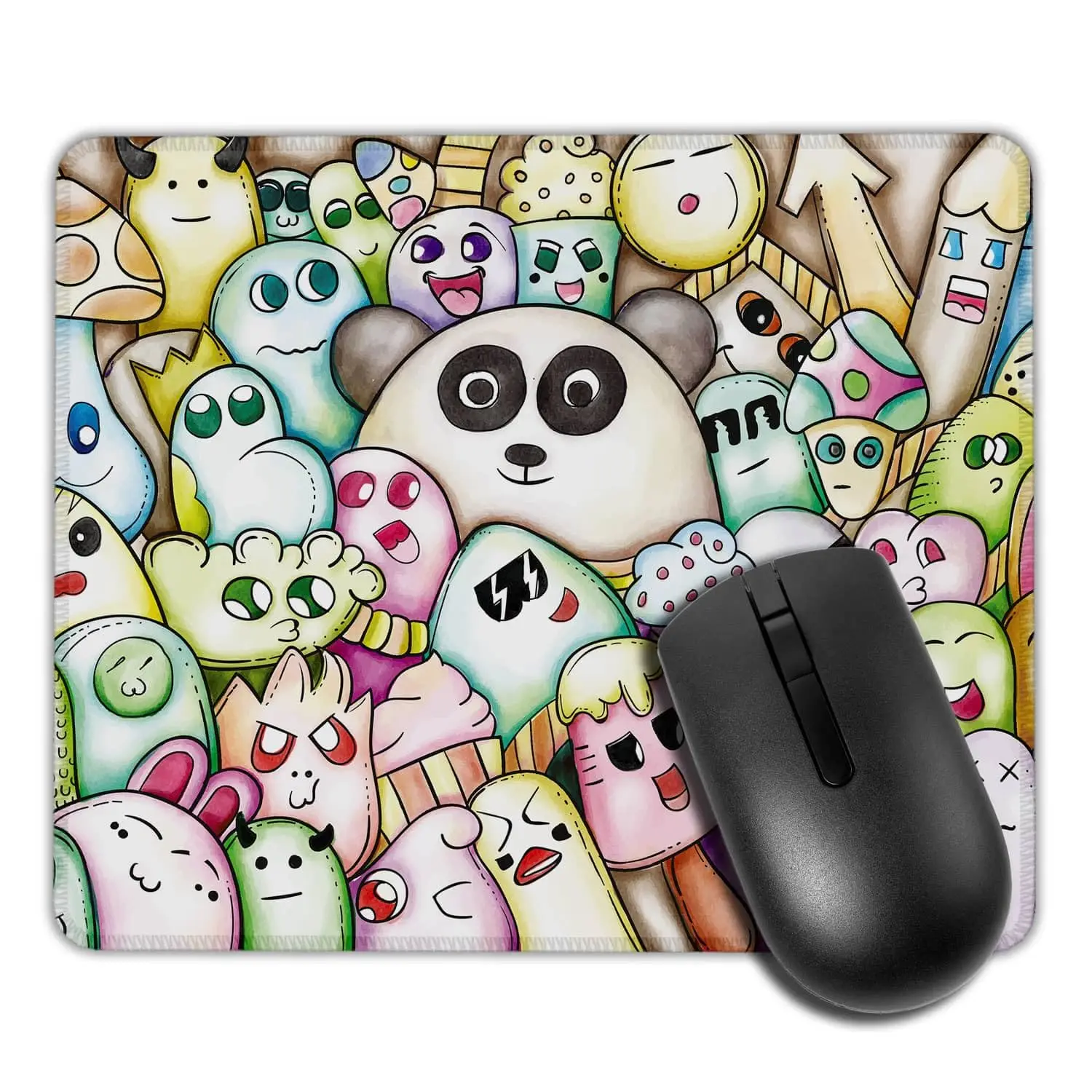 Hot-Selling Cartoon Retro Style Printing Mouse Pads Comfortable Gaming Mousepad Mouse Mat Keyboard Mats Desk Pad 22x18cm