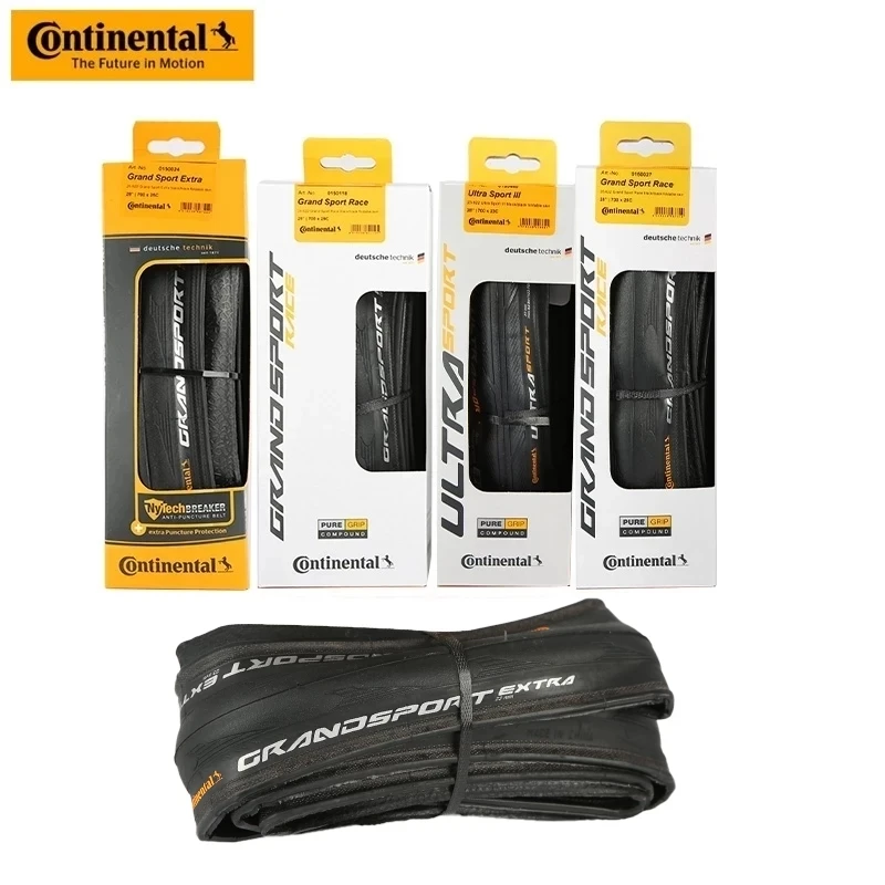 2pcs Continental Tire 700x25C 700x23C 700x28C Continental ULTRA Sport III & GRAND Sport Race Foldable Gravel Road Bicycle Tire