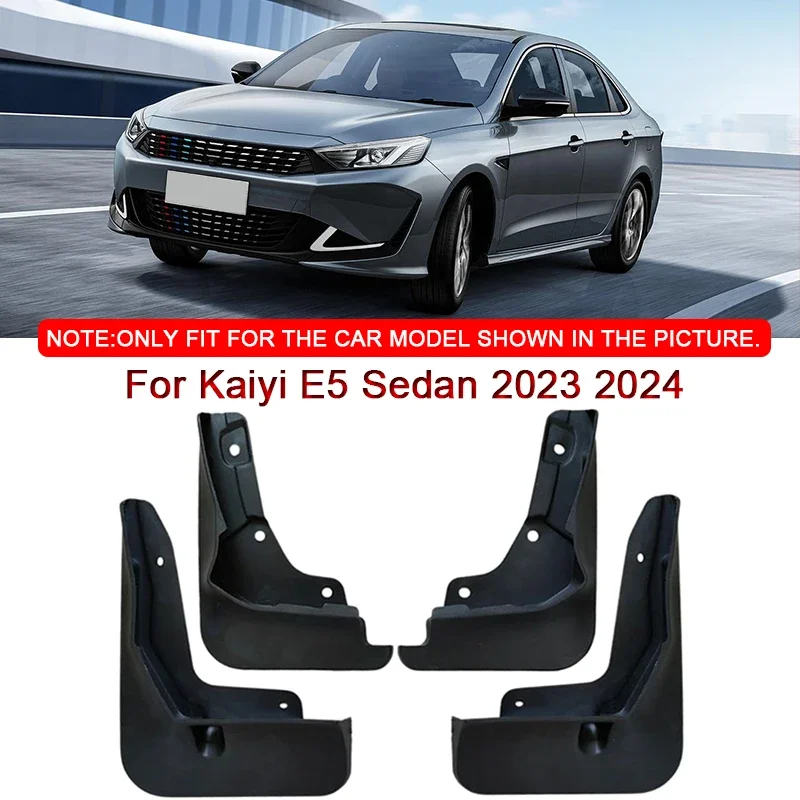 

For Kaiyi E5 Sedan 2023 2024 Car Styling ABS Car Mud Flaps Splash Guard Mudguards MudFlaps Front Rear Fender Auto Accessories