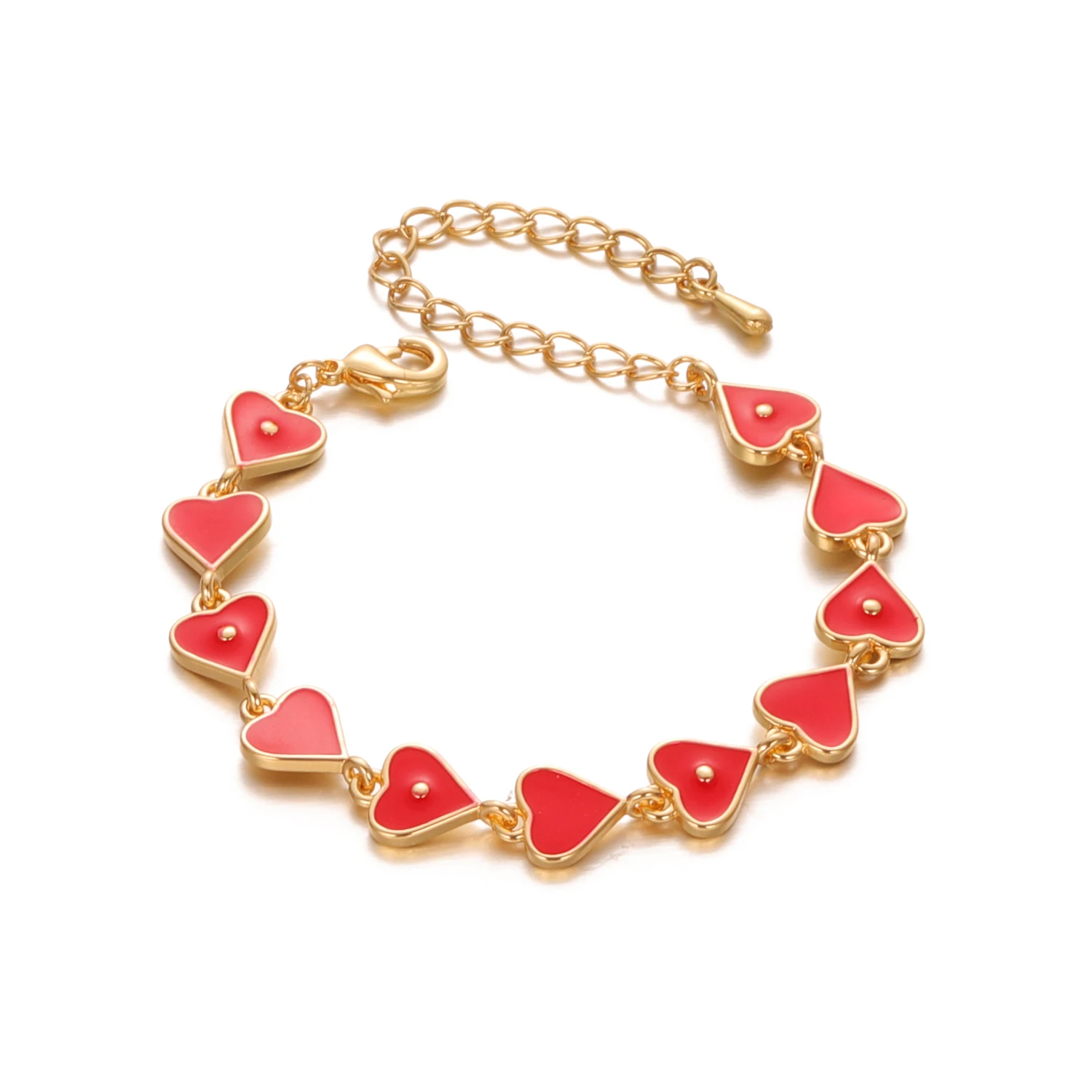 Little Heart Children's Chain Bracelet for Girls Kids Christmas Gift