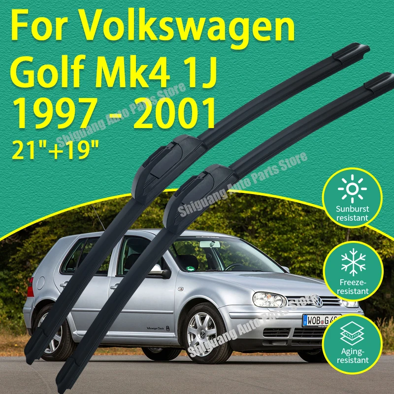 

Front New Silicone Coating Wipers Windshield Windscreen Blades for VW Volkswagen Golf Mk4 1J 1997 - 2001 Car Wiper Accessories