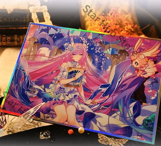 Honkai: Star Rail Cyrene Acrylic Standing Sign Badge Laser Ticket Coloured Paper Cosplay Colleagues Exquisite Gifts Anime