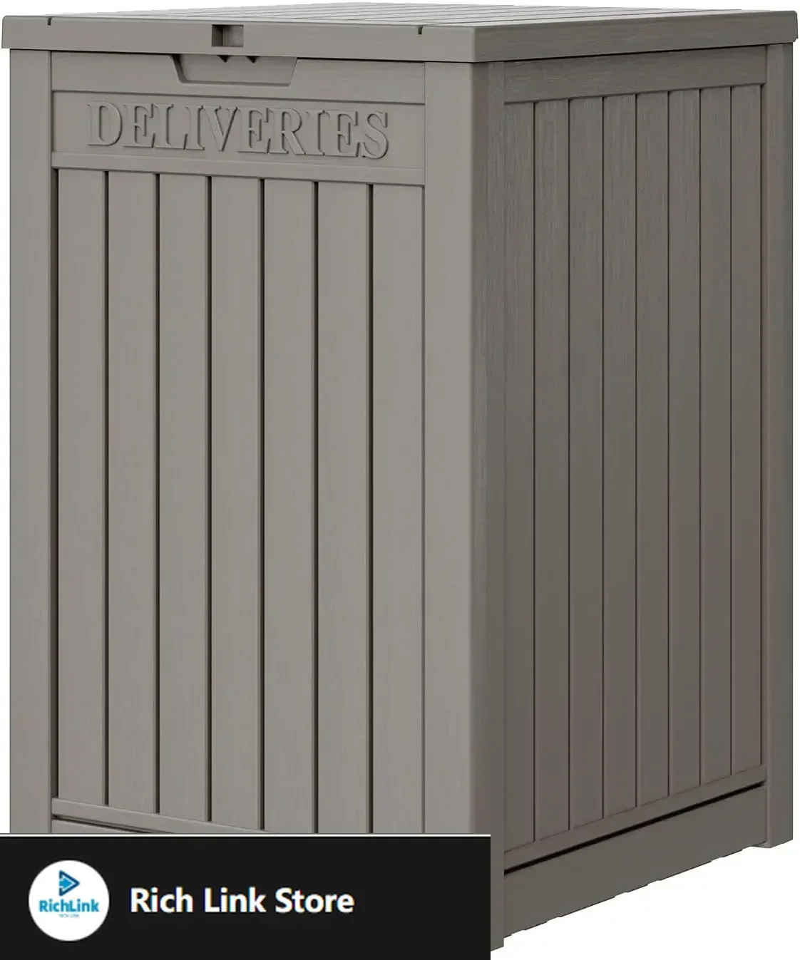 

48 Gallon Package Delivery Box for Porch, Storage Box with Lockable Secure, Large Double Wall Resin Outdoor Package Delivery x