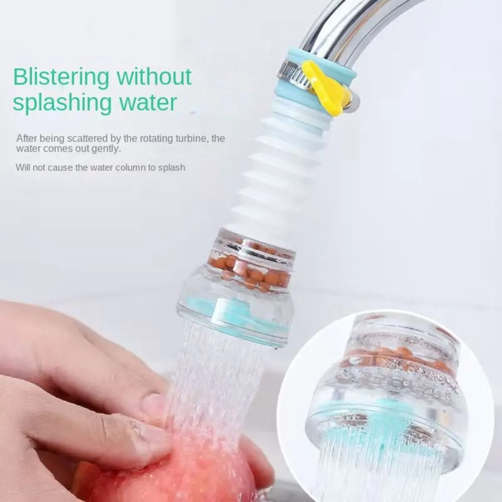 1Pcs New 360 Degree Rotating Faucet Extension Splash-proof Kitchen Shower Rotating Filter Home Use Shower Supplies Water Filter