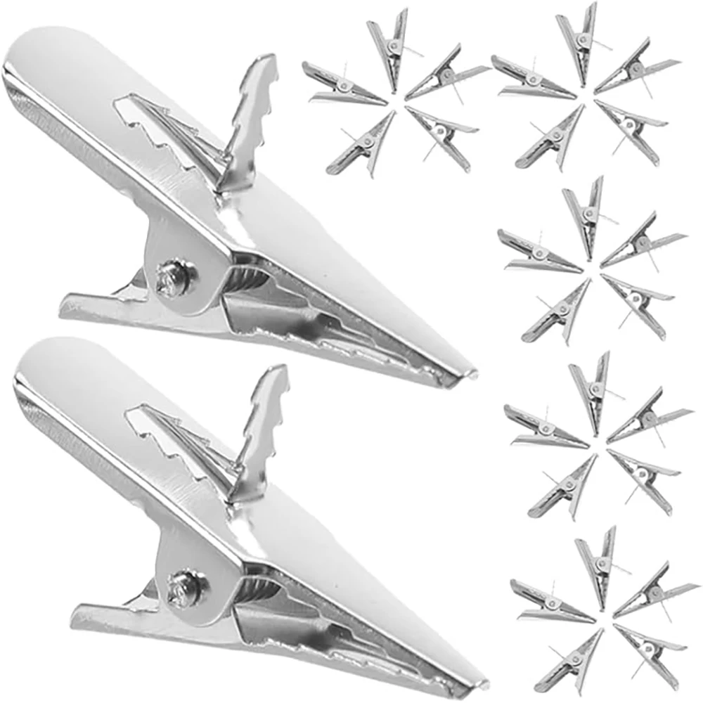 30Pcs Metall Krokodil Clip Hause Raum Dekoration Weihnachten Baum Ornamente Weihnachten Blume Clip Hochzeit Decor Neue Jahr Zubehör – Detail 1