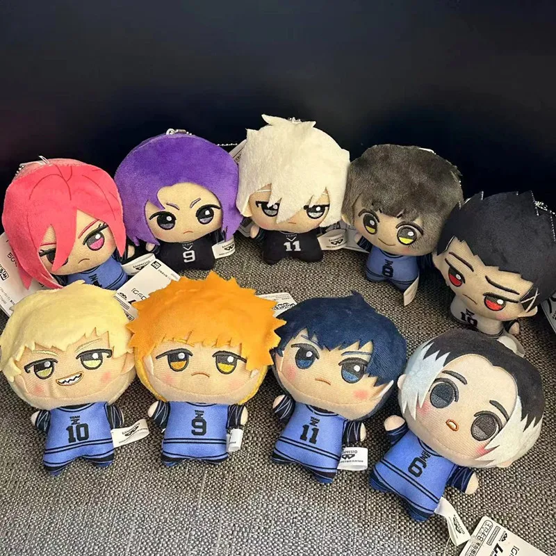 Blue Lock Key Chain Plush Toy Pendant Nagi Seishiro Chigiri Hyoma Gagamaru Gin Action Figure Soft Bag Pendant Gifts