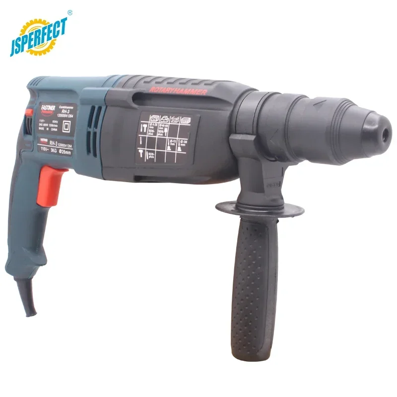 JSPERFECT large rotary hammer drill 1500w electric for industrial construction