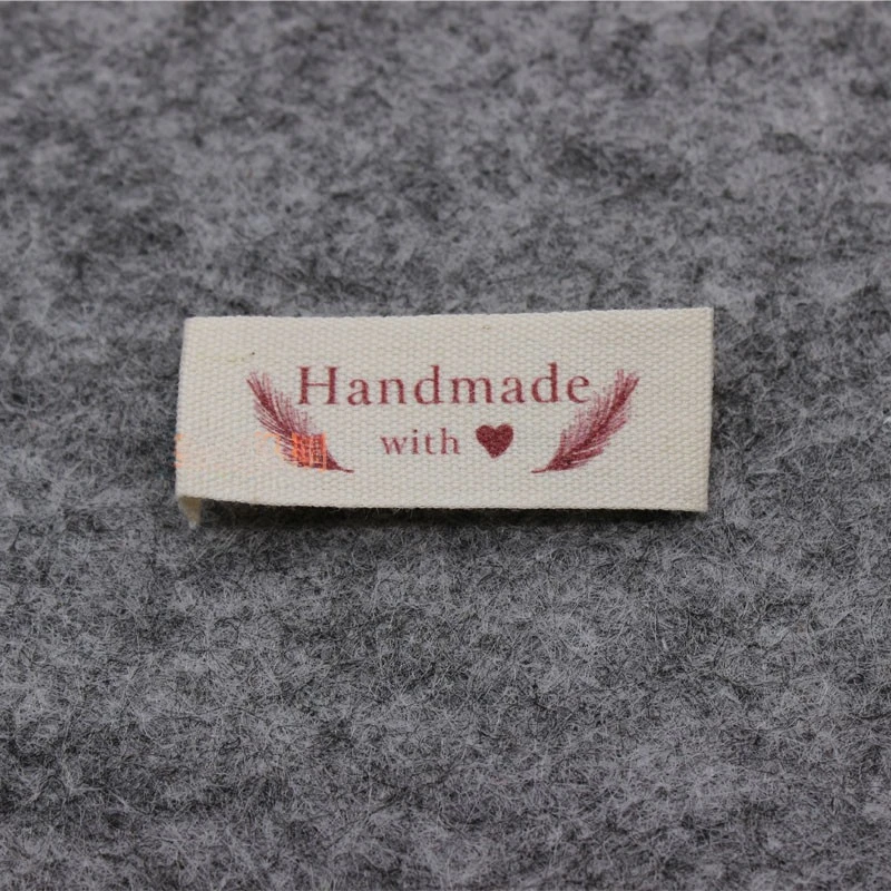 Handmade Cotton Fabric Label: In-Stock Cotton Neck Label for Children\'s Sweaters, Scarves, and Handmade Fabric Bags