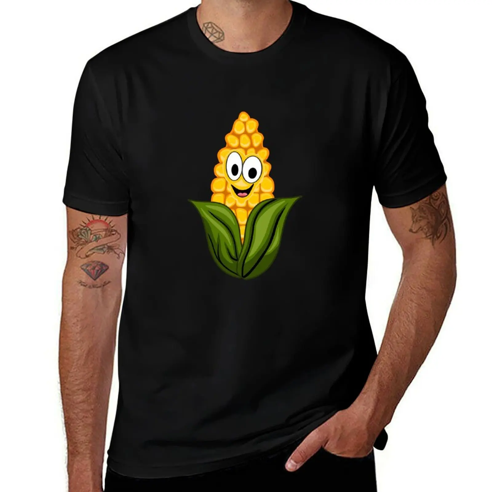 

shirts shirt Cartoon Cob luxury T-Shirt graphic t the 100% Corn designer men on brand t t shirt cotton man