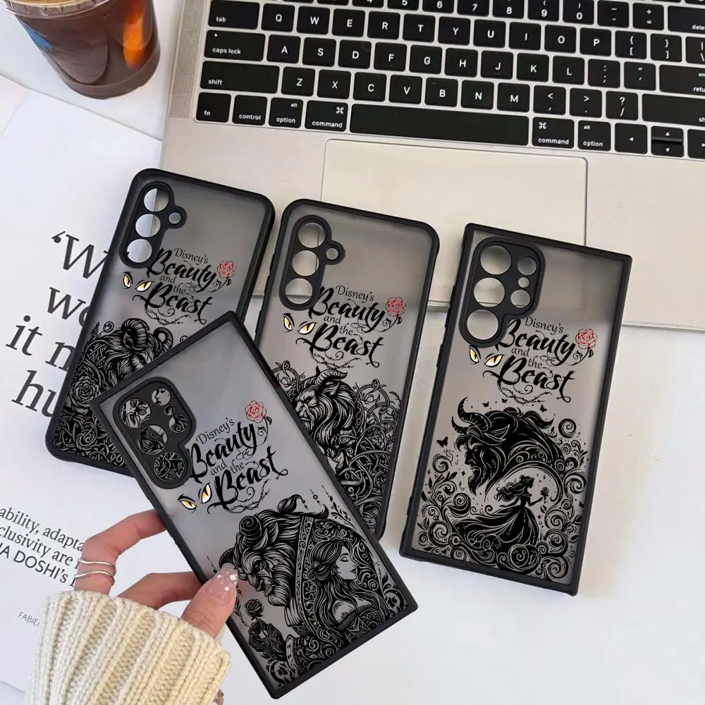 

Disney Beauty And The Beast Couple Case For Samsung Galaxy S25 S24 S23 S22 S21 S20 Ultra Fe S10 Plus Cqoue S24Ultra Matte Covers