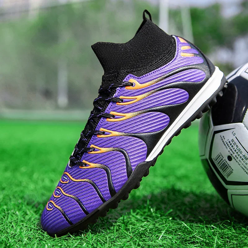 Original Men Soccer Shoes Studded Society Indoor Cleats Football Field Boots Fast Professional Non-Slip Kids Football Shoes