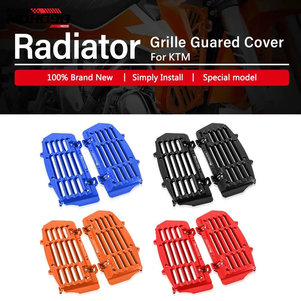 

CNC Radiator Grille Guared Cover For 250SX-F FACTORY EDITION 450SX-F FACTORY EDITION Radiator Guards Oil Cooler Protection