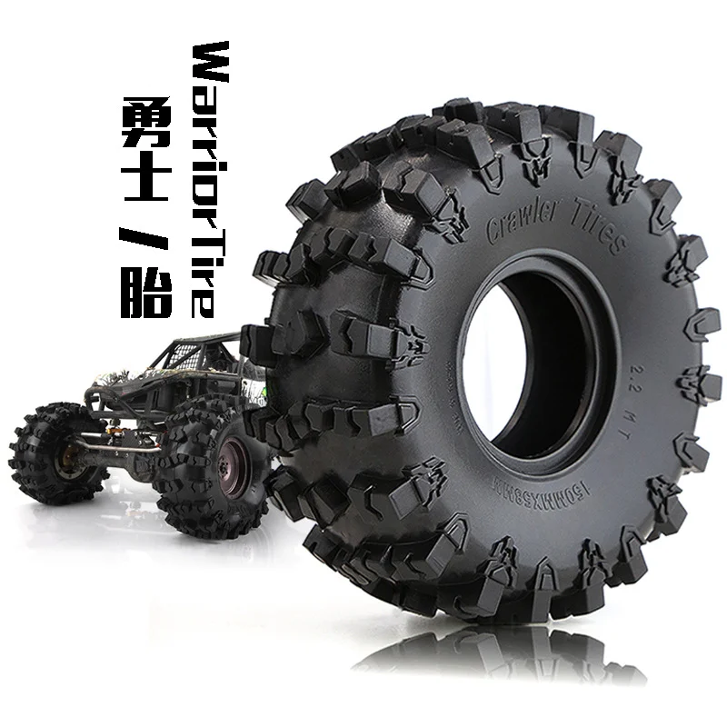 4 pçs 150mm 2.2 "gomas grandes pneus roda para 1/10 rc rastreador carro axial scx10 wraith rr10 capra rbx10 traxxas trx4