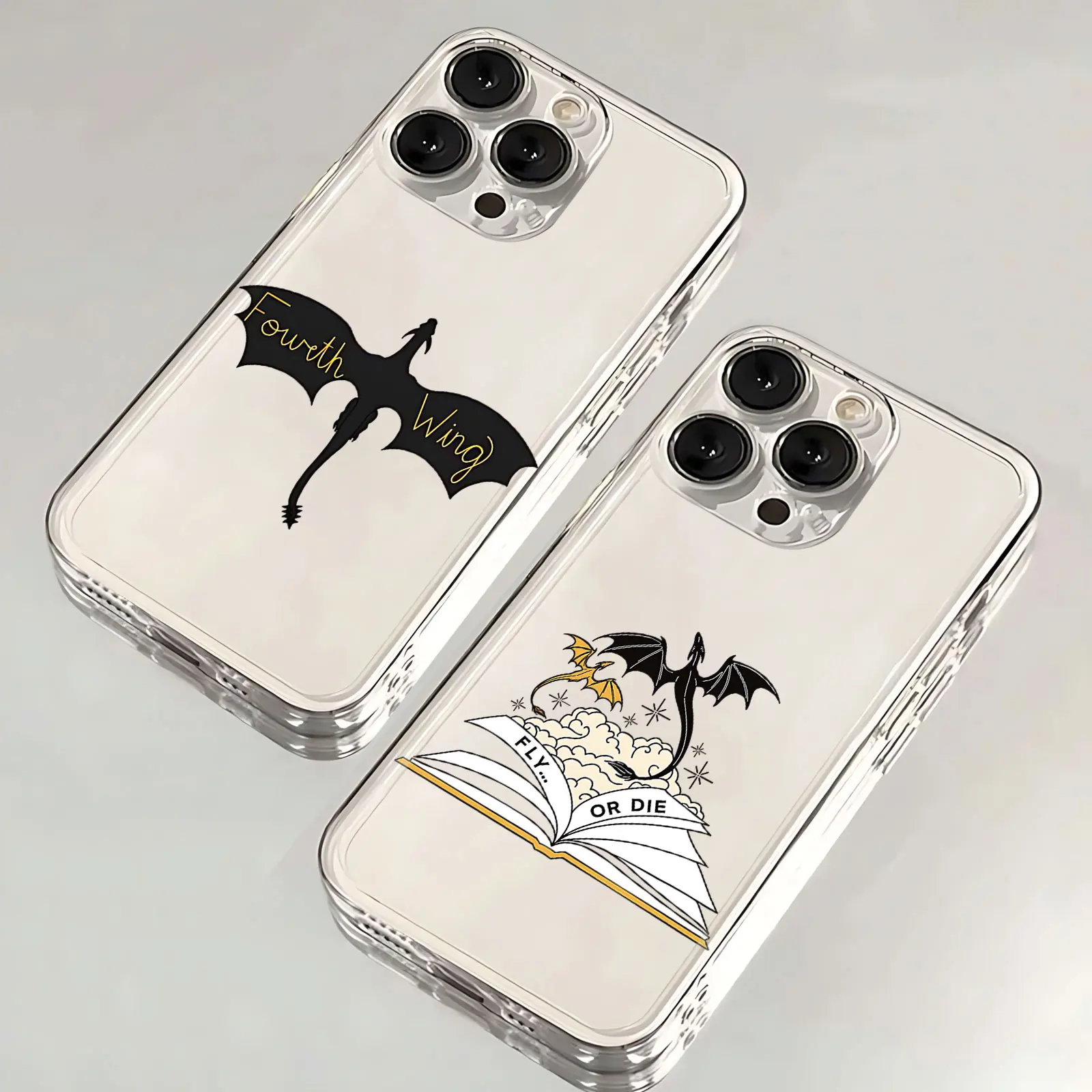 Dragon F-Fourth W-Wing Phone Case For Xiaomi Redmi Note 13 12 12C 11 10 10C 13C 10s 9 9s 9A 9T 9C 8 7 Pro Max 4G 5G Transparent