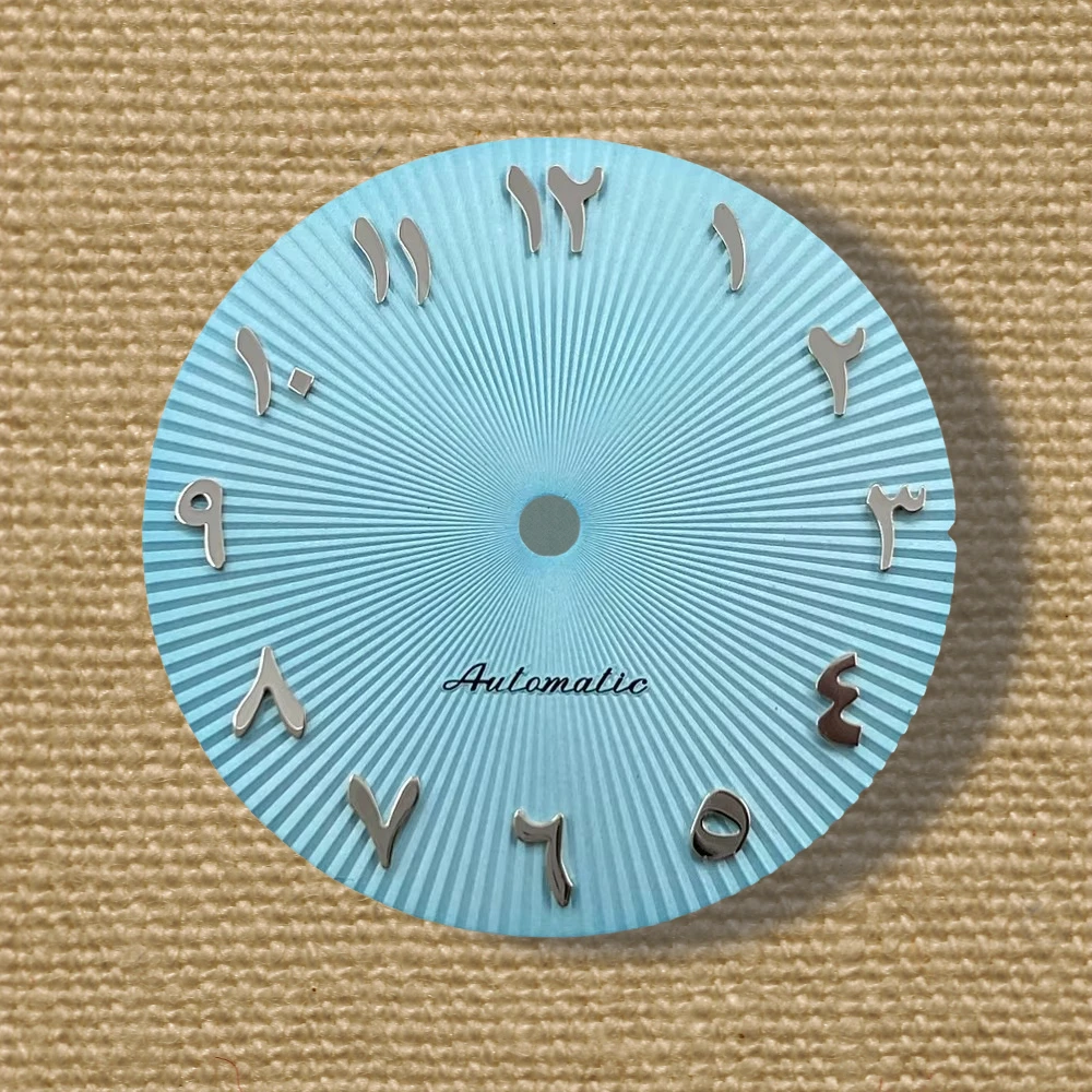 28,5 мм S логотип арабский циферблат NH35 для NH35/NH36/4R/7S механизм заводная головка NH35 высококачественные аксессуары полный диапазон цветов ﻿