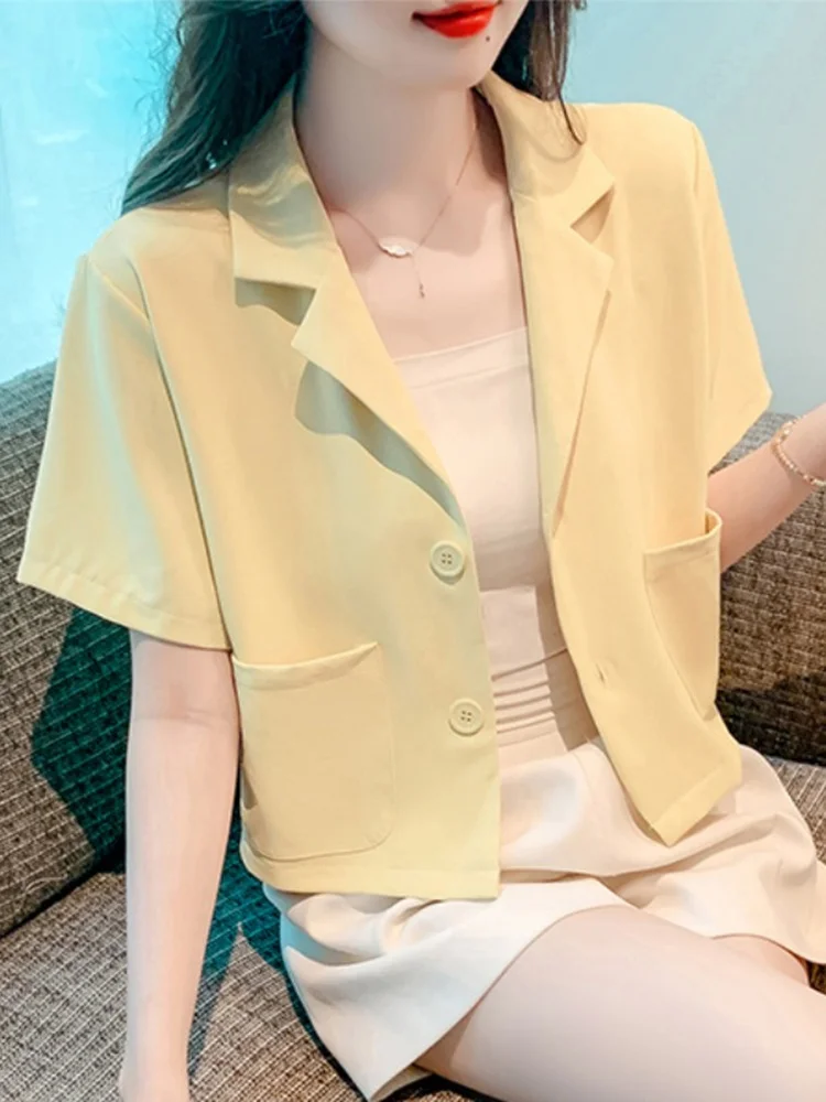 Blazer da donna Cappotto di alta qualità Elegante sportivo Casual Moda Primavera Autunno Tinta unita Abbigliamento Business oversize Risvolto lungo