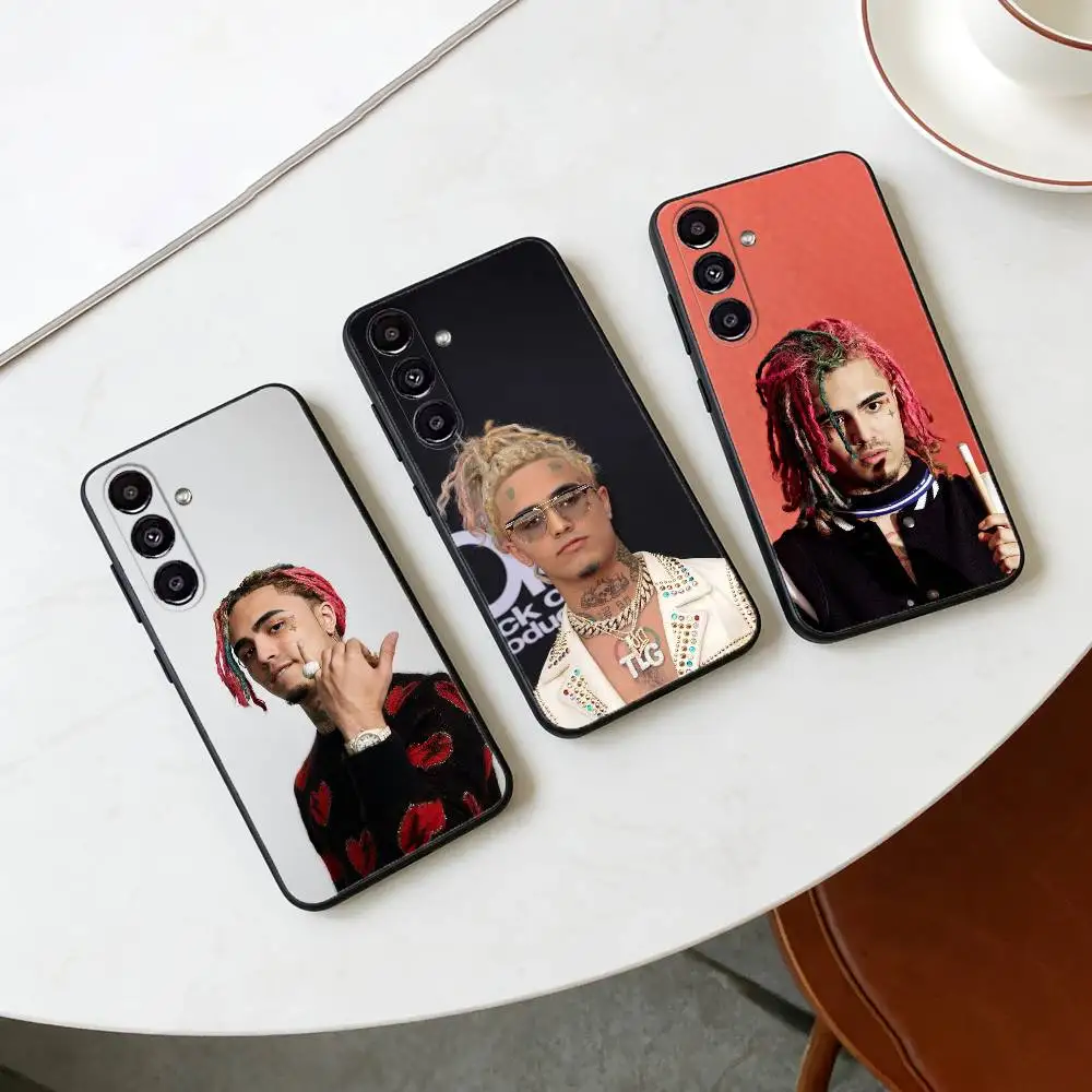 

L-Lil Pump Phone Case For Samsung Galaxy A20,21s,22,31,32,52,53,72,73,80,91 Soft Black Shell