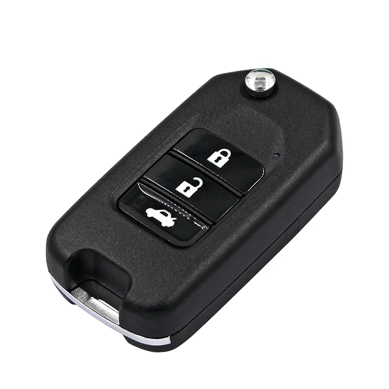 KEYECU 3 przyciski 315 MHz 433 MHz T5 Chip dla Honda Odyssey przed 2004 Auto Upgraded Flip Remote Control Key Fob Replacement