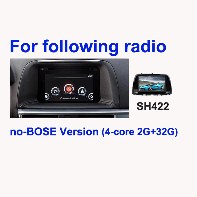 SINOSMART 9インチ Androidカーナビ Mazda CX5 CX-5 2015–2016用