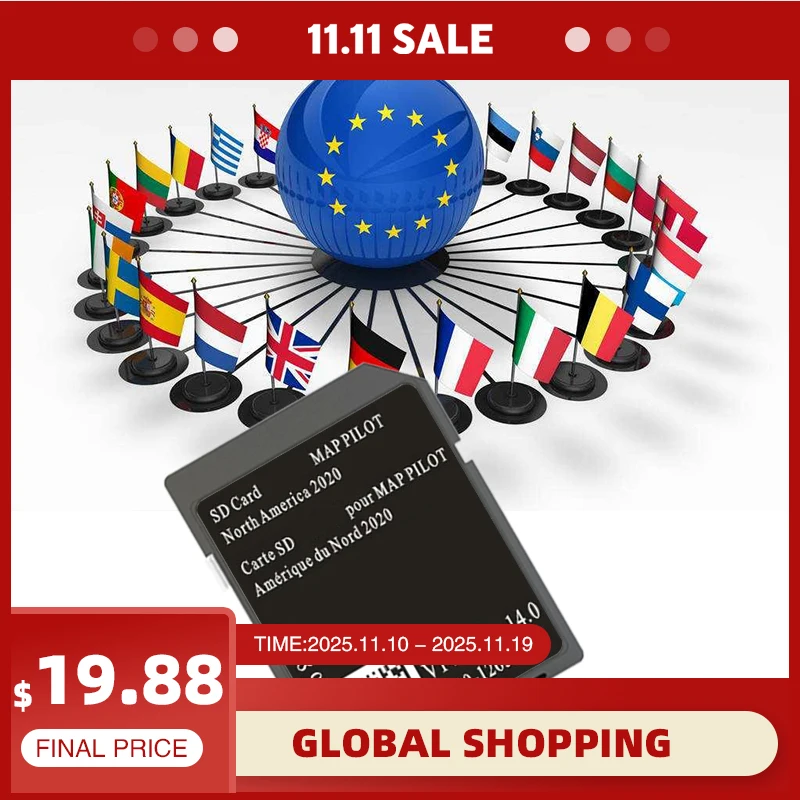 

Maps Version14 for Mercedes AMG B-Class CLA CLS GLA Navigation SD GPS Card USA CAN MEX Maps A2189068403 Free Delivery