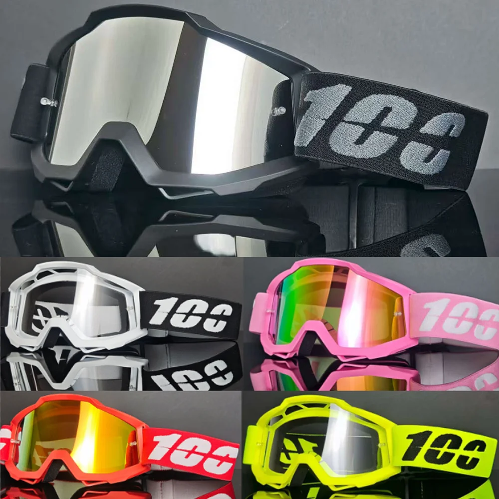 AliExpress NONE MX Off-Road Motocross Goggles Dustproof Windproof Ski Goggles with PC Lens for Dirt Bike Racing Helmet