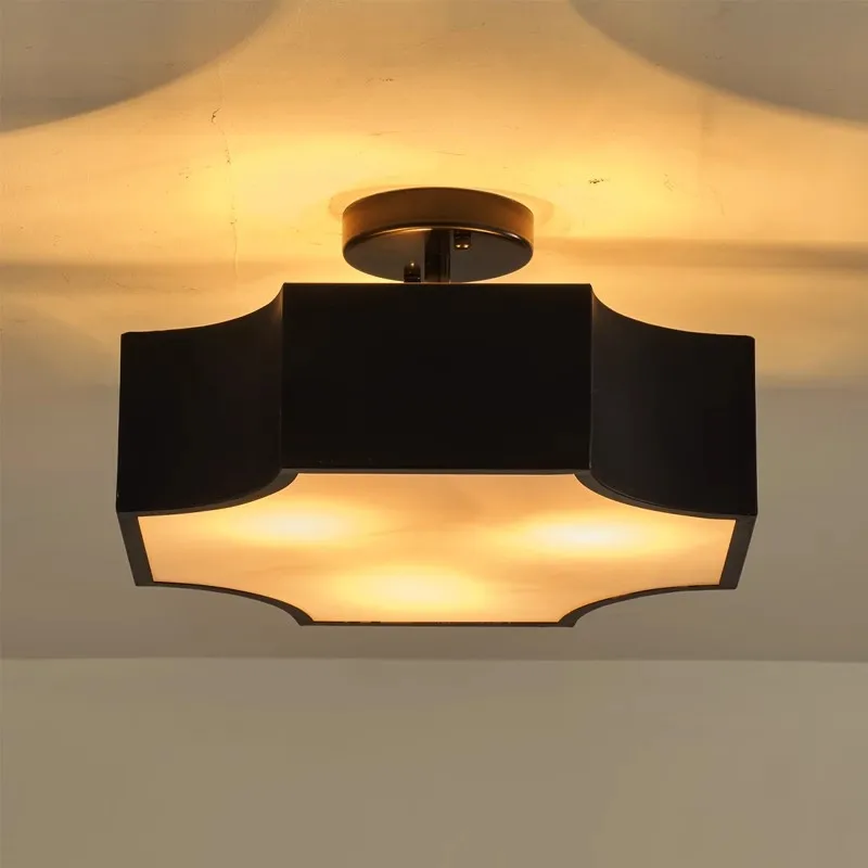 American retro ceiling light, French medieval bedroom, study, main light, hallway minimalist lighting fixture