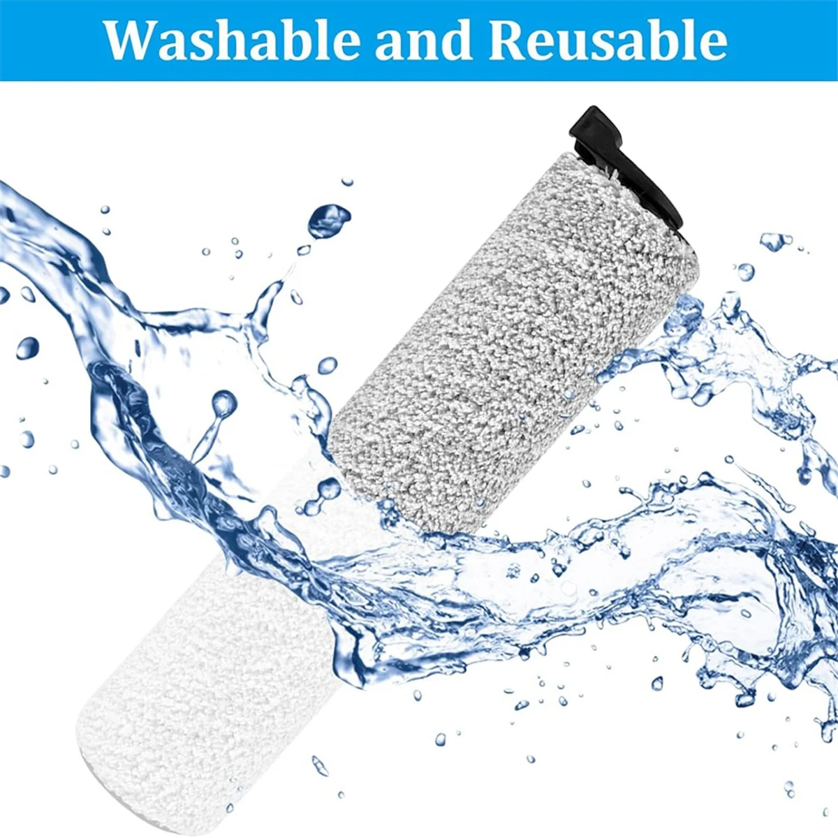 بكرات فرشاة بديلة رائعة ومرشحات Hepa لأجزاء المكنسة الكهربائية الرطبة والجافة اللاسلكية Tineco IFloor 3 والأرضية One S3