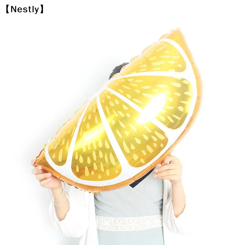 1개 열대 과일 풍선 레몬 오렌지 풍선 파인애플 장식  - Baby Food Nestum 리뷰 및 가격