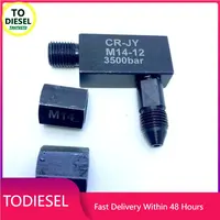 Juntas de conversión de prueba de tubo de inyector de bomba diésel Common Rail M14-12/14 herramientas de reparación de conjunto