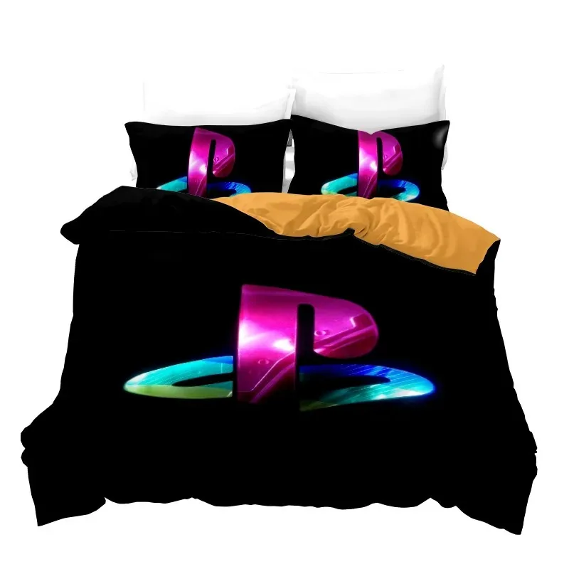 

Game PlayStation Bedding Set 3D Print Popular Gamer for Bedroom Kids Gamepad Duvet Cover Sets Home Decor Single King Queen Size