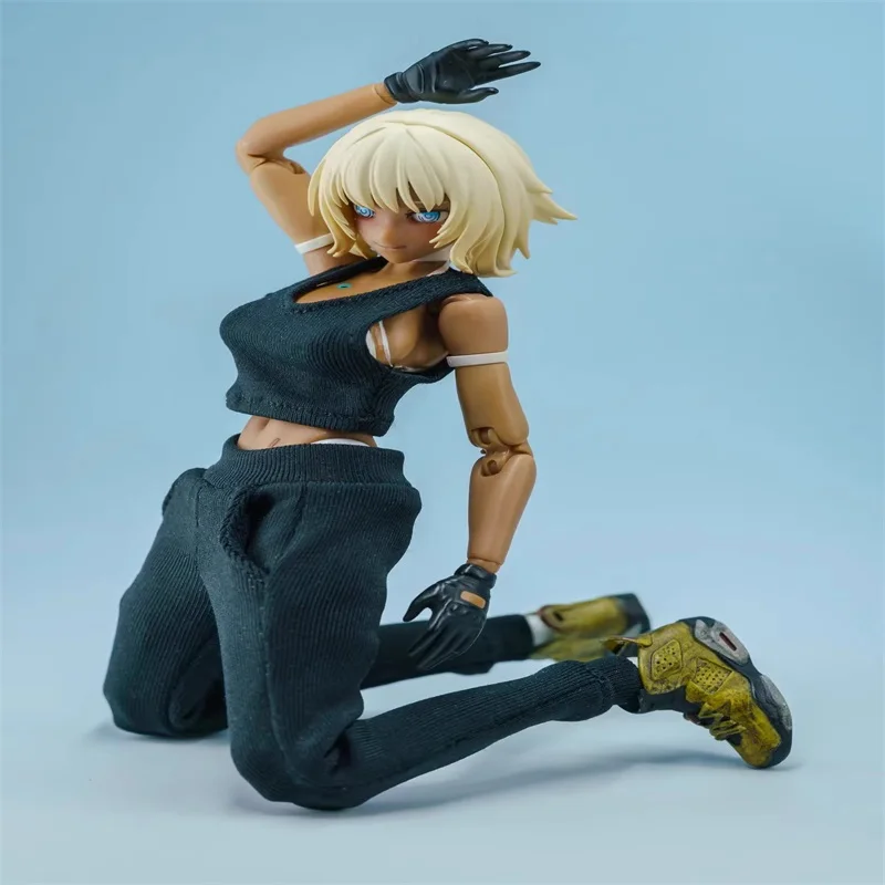 1/12 أنثى الجندي سترة العمل السراويل الملابس والاكسسوارات لعبة مجسمة صالح 6 ''عمل دمية الشكل في الأوراق المالية