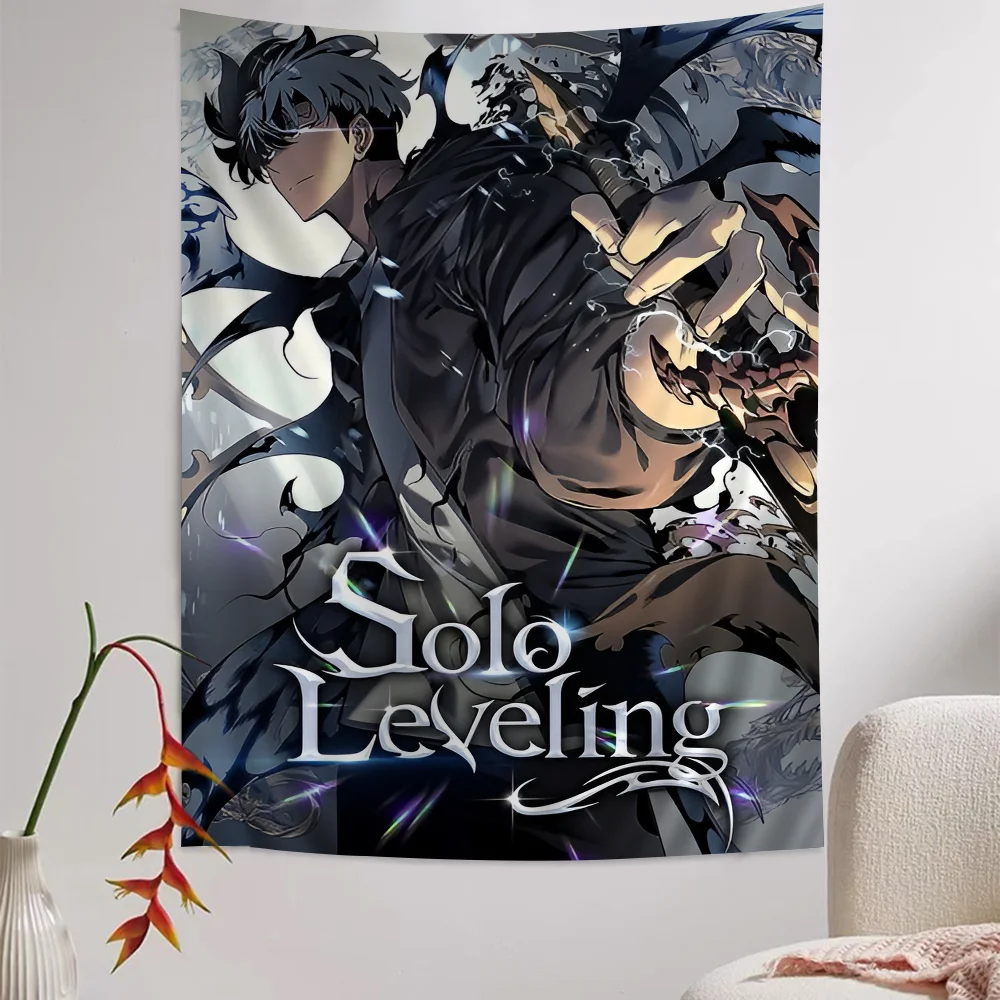 

Solo Leveling Cartoon Tapestry Home Decoration hippie bohemian decoration divination Home Decor