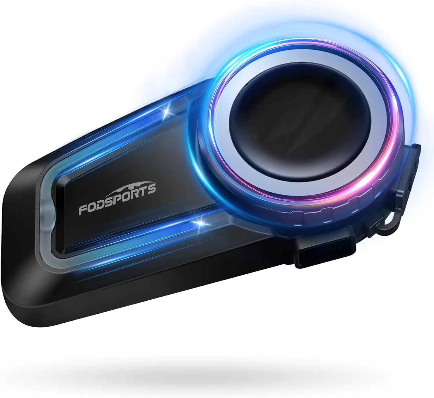 10-Rider Mesh Motorcycle Bluetooth Headset with Music Share, Smart APP Control, Dual Chips V5.4, Audio Multitasking & FM, 3 Intercom & EQ Modes