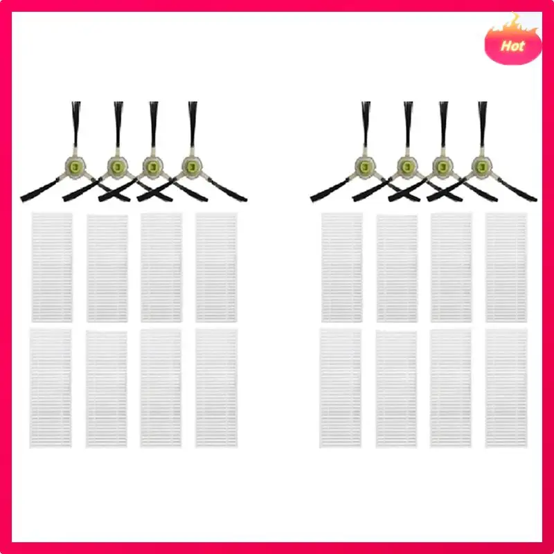 

ABYP 24PCS HEPA Filter Side Brush For Lefant M210 M210S M210B M213 Vacuum Cleaner Accessorie Vacuum Cleaner Replacement Parts