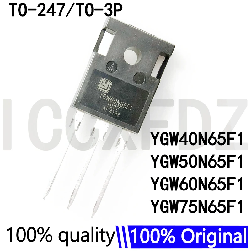 100% New YGW40N65F1 TO-247 TO-3P YGW50N65F1 YGW60N65F1 YGW75N65F1 40N65 50N65 60N65 75N65 IC